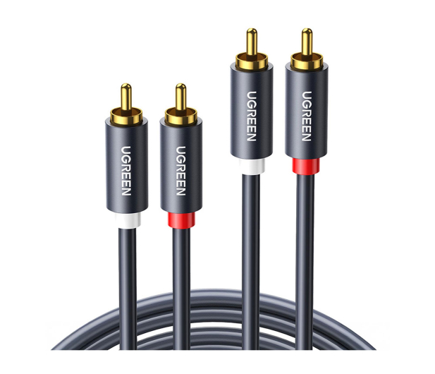 UGREEN Przewód 2RCA Cinch do 2RCA Cinch 1.5m czarny - 1501474 - zdjęcie